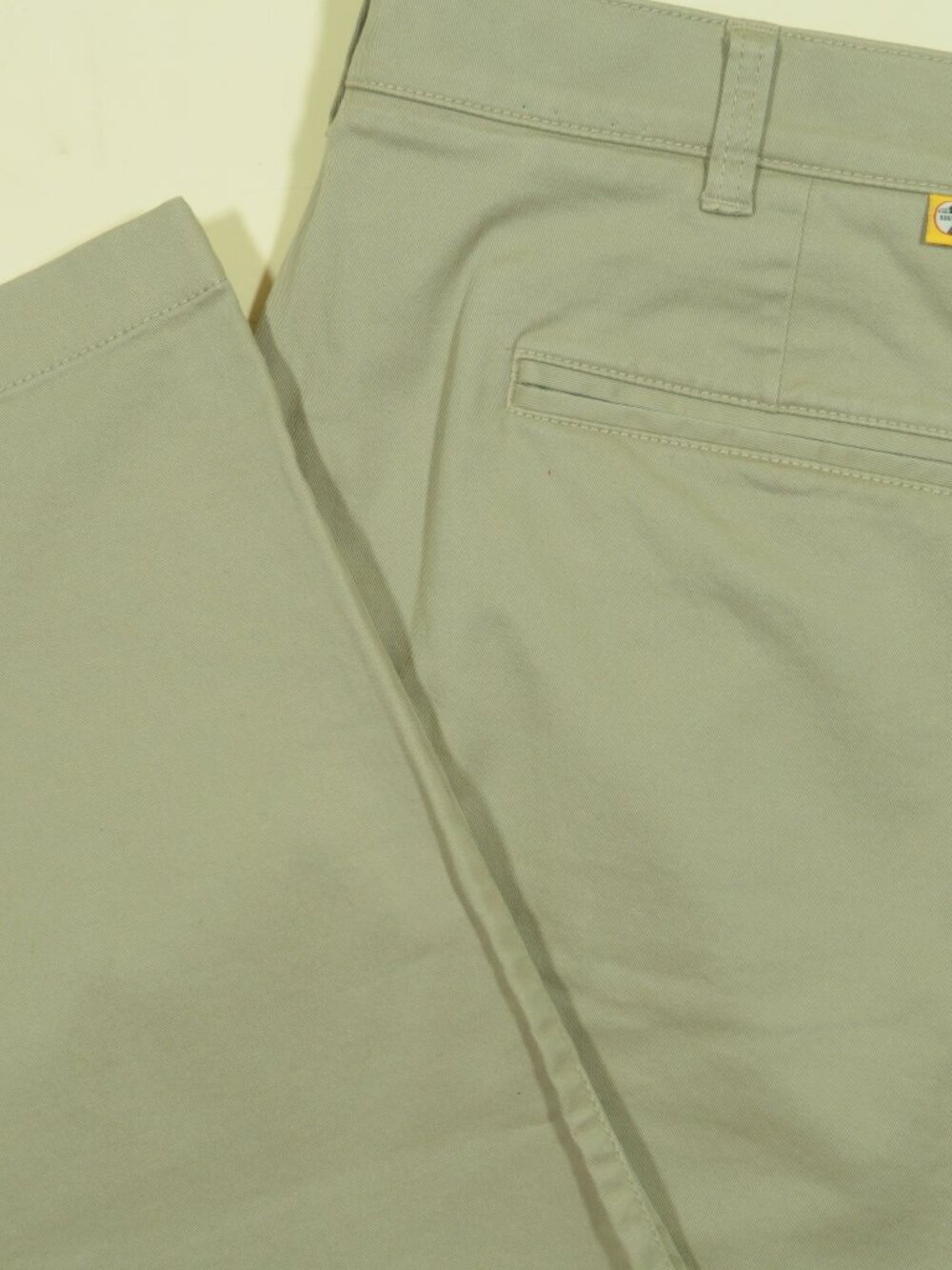 Duck Head Regular Fit Chino Pants Mens 37 Khaki Twill Five Pocket Cotton Stretch